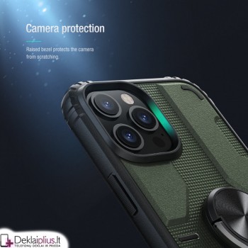 Nillkin Medley žalias dėklas - su kojele (telefonui Apple Iphone 12 Pro Max)   